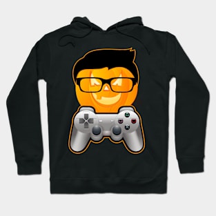 Halloween Funny Gamer Pumpkin Gift Hoodie